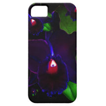 Orchids At Midnight iPhone 5 Cases