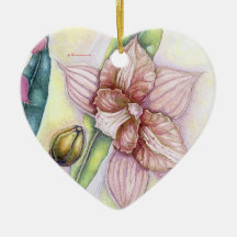 Orchids (ii) christmas ornament