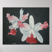 Orchids in Flight Print
