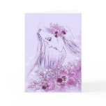 Orchids in the Rain Greeting Card
