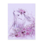 Orchids in the Rain Postcard