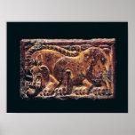 Ordos style plaque, 3rd-2nd century BC posters