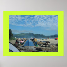 Oregon Beach on July 4th Infinity View Posters