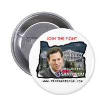 Oregon for Rick Santorum Button