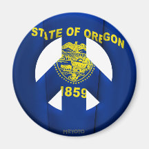 Oregon Fridge Magnet