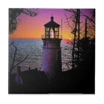 Oregon Lighthouse Tile