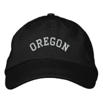 Oregon State Embroidered Embroidered Baseball Cap