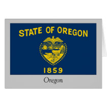 Oregon State Flag Greeting Card