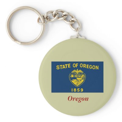 Oregon State Flag Keychain by TheFlagStore