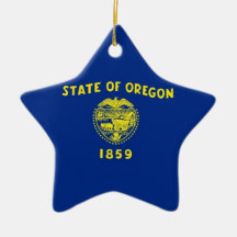 Oregon State Flag Ornaments