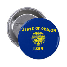 Oregon State Flag Pinback Button