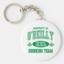O'Reilly Irish Drinking Team Keychains