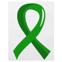Organ Donation Green Ribbon 3 Full Color Flyer