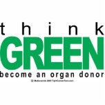 Organ Donor THINK Green photo sculptures