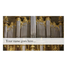 Organ pipes business card - Montpellier