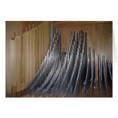 Organ Pipes Greeting Card by StPaulsSLC