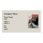Organ With Petit Point Stool Business Card Templates
