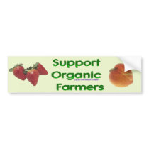 Organic Farmers Bumper Sticker