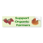 Organic Farmers bumper stickers