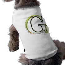Organic Font illustration Dog T-shirt