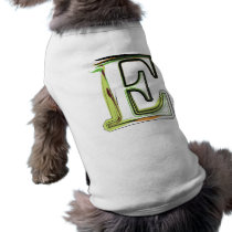 Organic Font illustration Doggie Tshirt