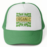 Organic Green Slogan hats