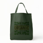 Organic Green Slogan Tote Bag