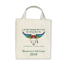 Organic Grocery Tote - Mendocino Sufi Camp 2010 Bag