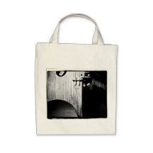 Organic Grocery Tote - Violin Photo Design Bag