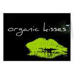 organic kisses card