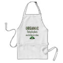 Organic Saving the Planet Green Saying Apron