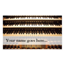 Organist business cards - 3 manuals