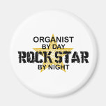 Organist Rock Star by Night Magnet