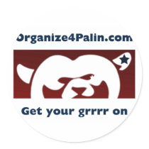 Organize4Palin Handout Stickers