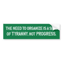 Organizing For Progress Bumper Sticker bumper stickers