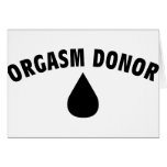 Orgasm Donor cards