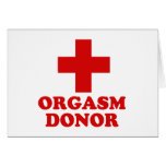 Orgasm donor cards