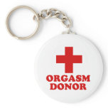 Orgasm donor keychains