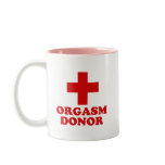 Orgasm donor mugs