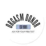 ORGASM DONOR stickers