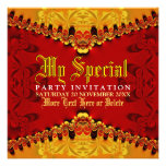 Orient Jungle Art Party Invitation
