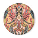 Oriental Art Nouveau magnets