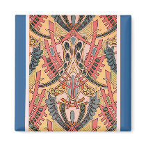 Oriental Art Nouveau Refrigerator Magnets