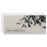 Oriental Bamboo Leaves Zen Spa Gift Certificate Personalised Rack Card