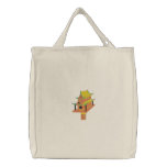 Oriental Birdhouse embroidered bags