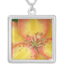 Oriental Lily Sterling Silver Necklace