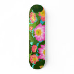 Oriental Lotus Flowers Skateboard