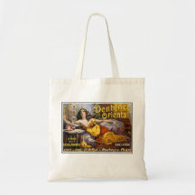 Oriental Perfume Paris France Canvas Bags