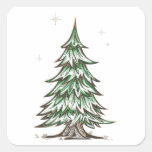 Oriental Pine | Customisable Holiday Gift | Stickers