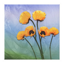 Oriental Poppies Canvas Print